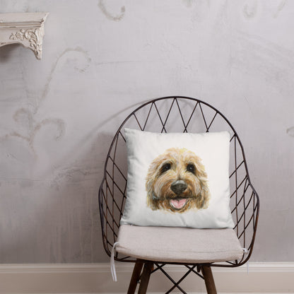 Goldendoodle Throw Pillow