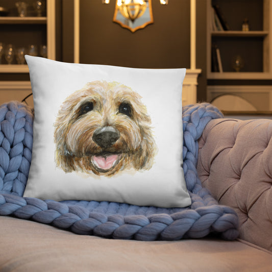 Goldendoodle Throw Pillow